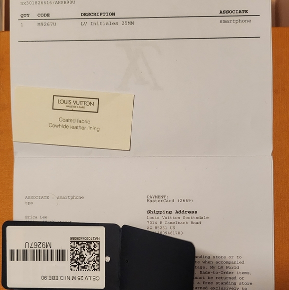 Authentic Women's Louis Vuitton Belt 25MM - Picture 3 of 7